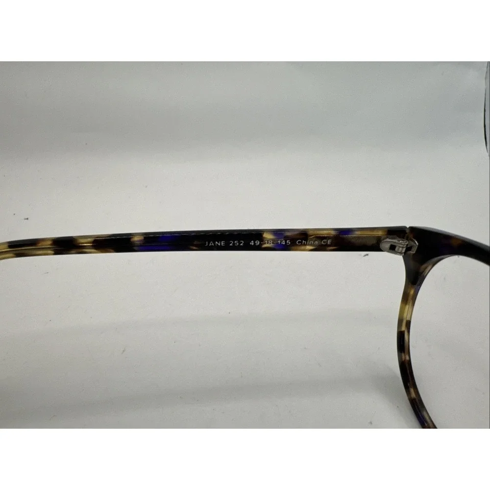 Warby Parker Jane 252 Eyeglasses – Tortoise Frame 49-18-145 – Unisex Round Glass